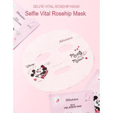 Маска тканевая освежающая с шиповником JMsolution - Disney Collection Selfie Vital Rosehip Mask