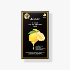 Тканевая маска с экстрактом лимона осветляющая JMsolution - Be Nature Lemon & Whitening Mask, 24 ml