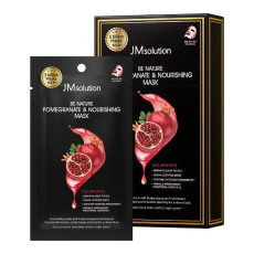 Питательная тонизирующая маска с экстрактом граната JMsolution - Be Nature Pomegranate & Nourishing Mask, 24 ml