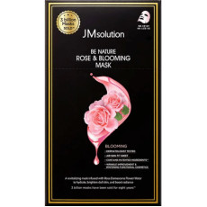 Тонизирующая маска для здорового цвета лица с экстрактом розы JMsolution - Be Nature Rose & Blooming Mask, 24 ml