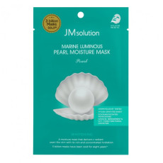 Маска для лица тканевая увлажняющая с экстрактом жемчуга JMsolution - Marine Luminous Pearl Moisture Mask, 24 ml