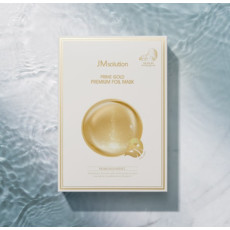 Антивозрастная трехслойная увлажняющая маска с коллоидным золотом JMsolution Prime Gold Premium Foil Mask