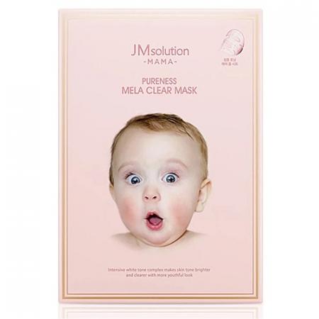 Тканевая маска для осветления пигментации JMSolution Mama Pureness Mela Clear Mask