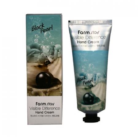 Крем для рук с жемчугом Farm Stay Visible Difference Hand Cream Pearl