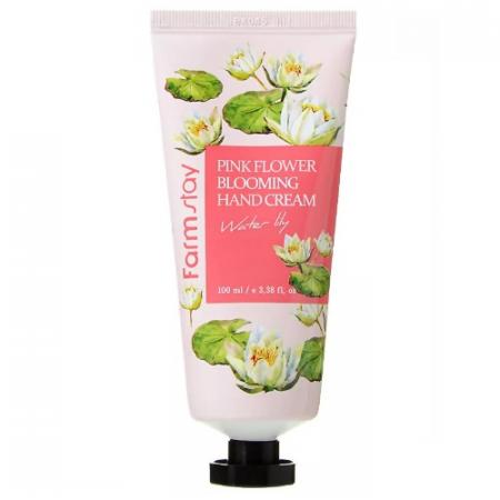 Крем для рук с лилией Farm Stay Pink Flower Blooming Hand Cream Water Lily