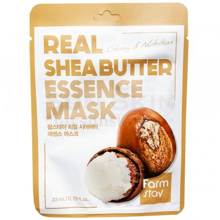 Питательная тканевая маска с маслом ши Farm Stay Real Shea Butter Essence Mask