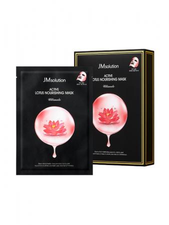 Питательная тканевая маска с экстрактом лотоса JMsolution Active Lotus Nourishing Mask