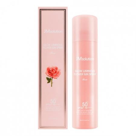 Омолаживающий солнцезащитный спрей с розой  JMsolution Glow Luminous Flower Sun Spray
