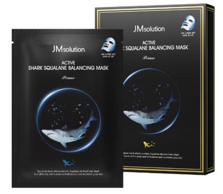 Тканевая маска с экстрактом акулы JMsolution Active Shark Squalane Balancing Mask