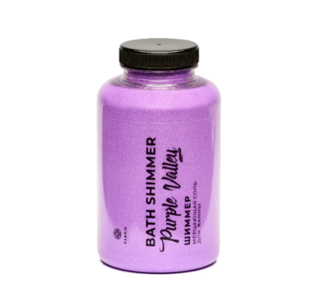 Шиммер мерцающая соль для ванны "Пурпурная долина" Fabrik Cosmetology Bath Shimmer Purple Valley
