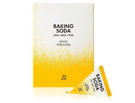 Содовый скраб для лица с AHA BHA PHA комплексом J:on Baking Soda Gentle Pore Scrub