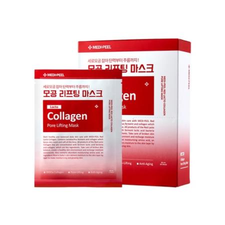Тканевая маска с лифтинг и ботокс эффектом Medi-Peel Red Lacto Collagen Pore Lifting Mask