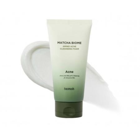 Пенка для умывания с матчей и пробиотиками для проблемной кожи Heimish Matcha Biome Amino Acne Cleansing Foam