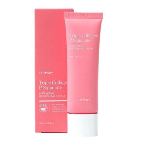 Питательный антивозрастной крем с коллагеном и скваланом Trimay - Triple Collagen P.Squalane Anti-Aging Nourishing Cream