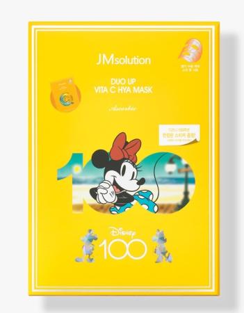 Омолаживающая тканевая маска с витамином С против пигментации JMsolution - Duo Up Vita C Hya Mask