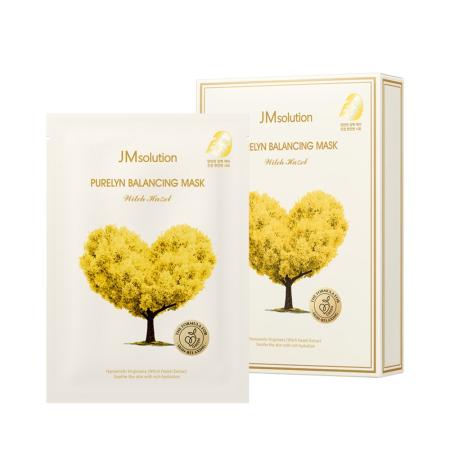 Успокаивающая тканевая маска с гамамелисом JMsolution Purelyn Balancing Mask