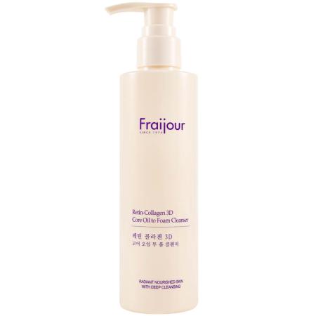 Гидрофильное очищающее масло-пенка с коллагеном Fraijour - Retin-Collagen 3D Core Oil to Foam Cleanser