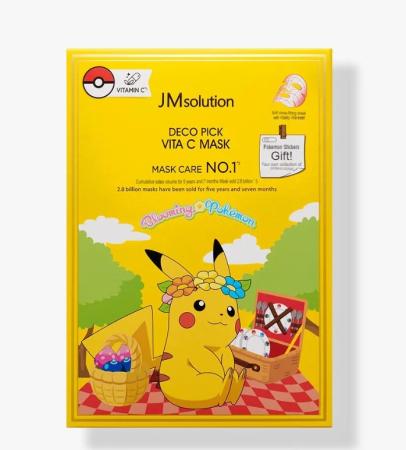 Тканевая маска для сияния кожи с витамином С JMsolution - Deco Pick Vita C Mask