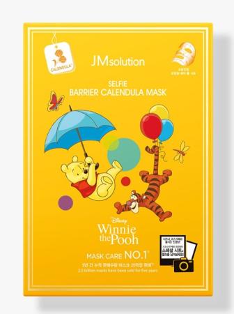 Успокаивающая тканевая маска с экстрактом календулы JMsolution - Selfie Barrier Calendula Mask