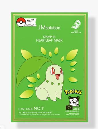 Успокаивающая тканевая маска с хауттюйнией JMsolution - Stamp In Heartleaf Mask