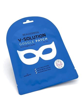 Гидрогелевая маска-патч для кожи вокруг глаз с коллагеном BeauuGreen - V-Solution Goggle Patch