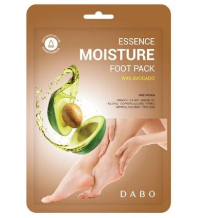 Питательная маска-носочки для ног с авокадо Dabo - Avocado Essence Moisture Food Pack