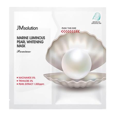 Осветляющая премиум-маска с жемчугом JMsolution - Marine Luminous Pearl Whitening Mask Premium