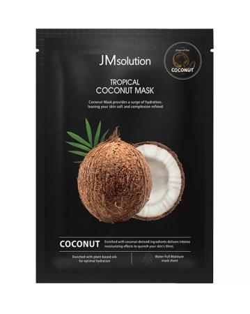 Смягчающая тканевая маска с экстрактом кокоса JMsolution - Tropical Coconut Mask
