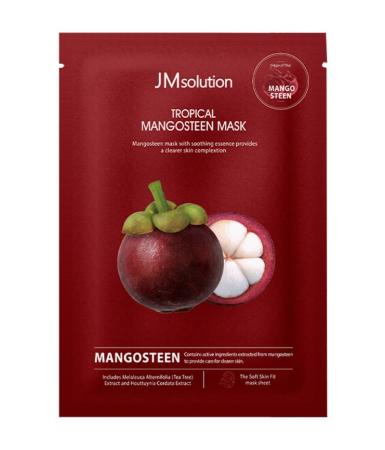 Осветляющая тканевая маска с мангостином JMsolution - Tropical Mangosteen Mask