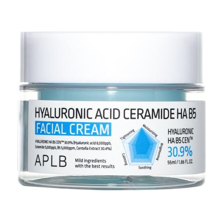 Крем для лица с гиалуроновой кислотой и керамидами APLB - Hyaluronic Acid Ceramide HA B5 Facial Cream
