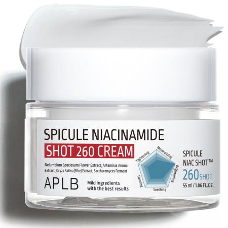 Выравнивающий крем против пигментации с микроиглами и ниацинамидом APLB - Spicule Niacinamide Shot 260 Cream