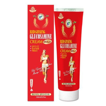Крем для тела массажный с красным женьшенем Daejeon - Red Ginseng Glucosamine Cream Gold