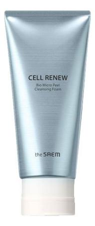 Пенка для умывания с растительными стволовыми клетками The Saem - Cell Renew Bio Micro Peel Cleansing Foam