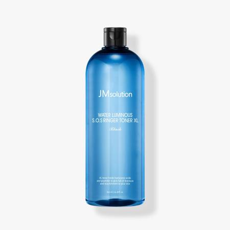 Увлажняющий тонер с пептидами и гиалуроновой кислотой JMsolution - Water Luminous SOS Ringer Toner XL Black, 600 ml