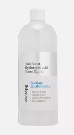 Увлажняющий тонер с гиалуроновой кислотой JMsolution - Skin Boost Hyaluronic Acid Toner XL 1.0, 600 ml