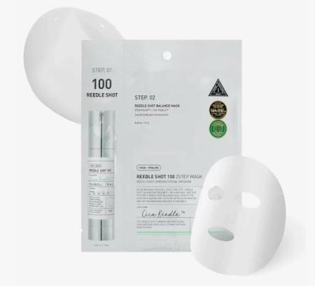 Активная двухфазная маска с микроиглами 100 VT Cosmetics - Reedle Shot 100 2-Step Mask, 1,5g+25g