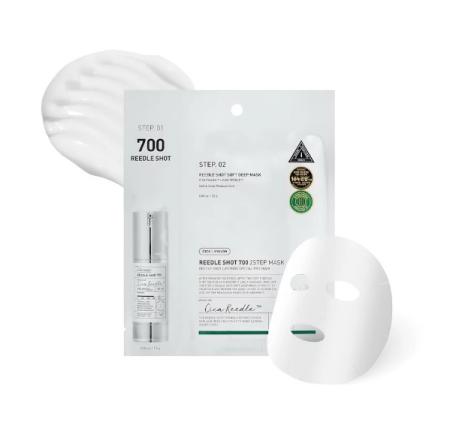 Усиленная двухфазная маска с микроиглами 700 VT Cosmetics - Reedle Shot 700 2Step Mask, 1,5g+25g