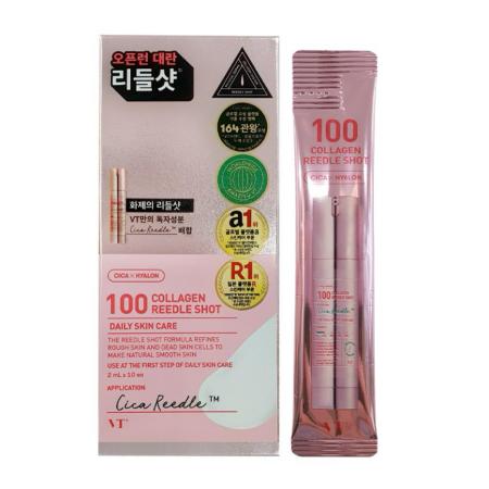 Интенсивная бустер-сыворотка с коллагеном VT Cosmetics - 100 Collagen Reedle Shot, 2 ml