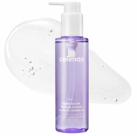 Глубоко-очищающее гидрофильное масло Celimax - Derma Nature Fresh Blackhead Jojoba Cleansing Oil, 150 ml