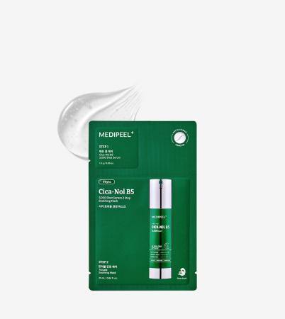 Двухфазная маска с микроиглами и центеллой Medi-Peel - Phyto Cica-Nol 3000 Shot Serum 2 Step Mask, 25 ml