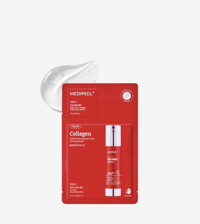 Двухфазная маска с коллагеном и микроиглами Medi-Peel - Red Lacto Collagen 3000 Shot Serum 2 Step Mask, 25 ml