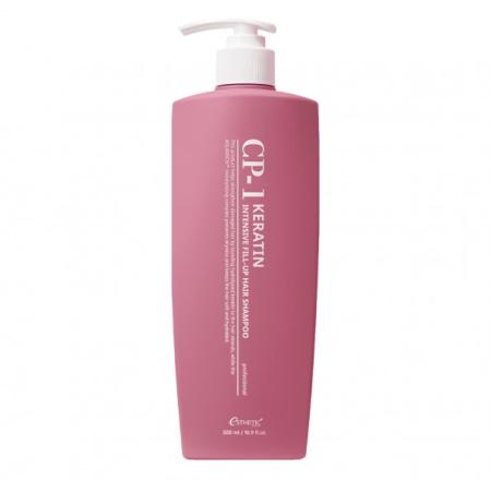 Интенсивный восстанавливающий шампунь с кератином Esthetic House - CP-1 Keratin Intensive Fill-up Hair Shampoo, 500 ml