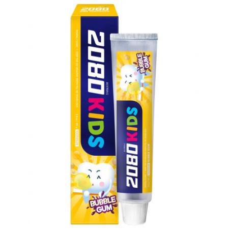 Зубная паста детская Баббл Гам Dental Clinic 2080 - Kids Toothpaste Bubble Gum, 80 g