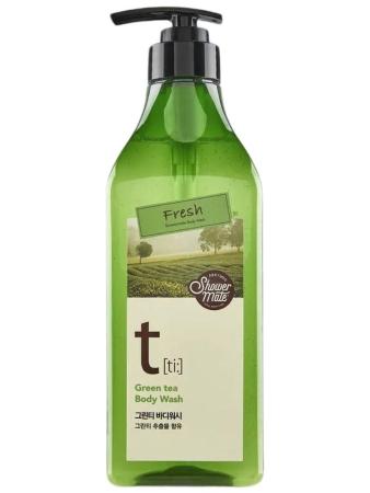 Гель для душа зеленый чай KeraSys - Shower Mate Green Tea Body Wash, 550 ml