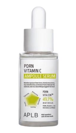 Разглаживающая тонизирующая сыворотка с PDRN и витамином С APLB - PDRN Vitamin C Ampoule Serum, 40 ml