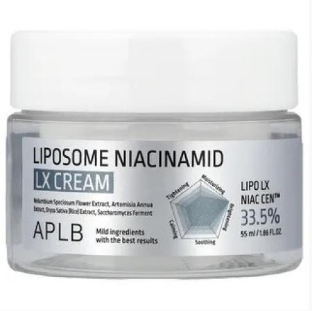 Осветляющий крем против пигментации с ниацинамидом и липосомами APLB - Liposome Niacinamide LX Cream, 55 ml