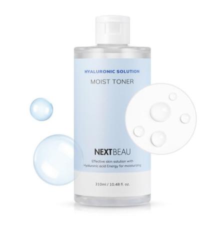 Увлажняющий тонер с гиалуроновой кислотой NEXTBEAU - Hyaluronic Solution Moist Toner, 310 ml