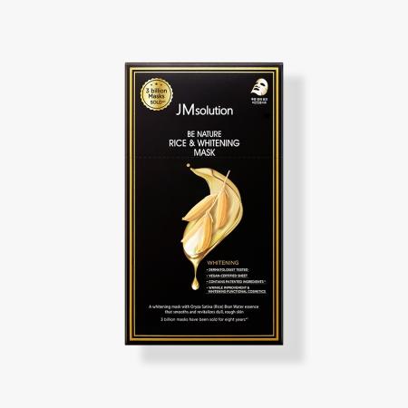 Осветляющая маска против пигментации с экстрактом риса JMsolution - Be Nature Rice & Whitening Mask, 24 ml