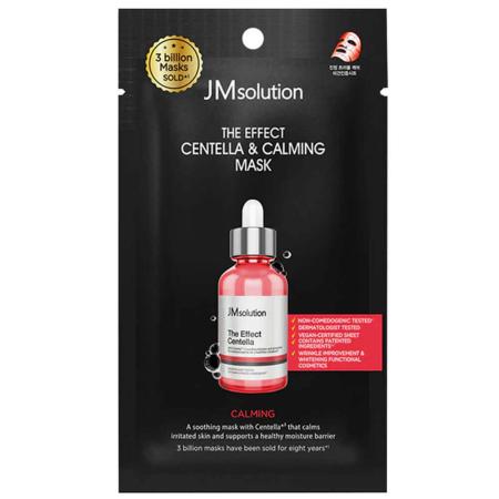 Успокаивающая тканевая маска для лица с центеллой JMsolution - The Effect Centella & Calming Mask, 24 ml