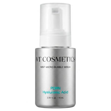 Пузырьковая сыворотка с ПДРН И гиалуроновой кислотой VT Cosmetics - PDRN Hyaluronic Mint Micro Bubble Serum, 70 ml